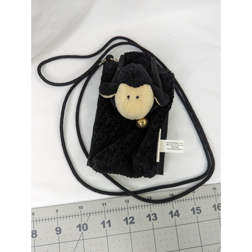 Enesco Nici‎ Black Sheep Plush Wallet Germany Lamb